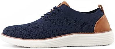 VILOCY Men&#39;s Mesh Dress Sneakers Oxfords Business Casual Walking Shoes Tennis Comfortable - KevRow5760