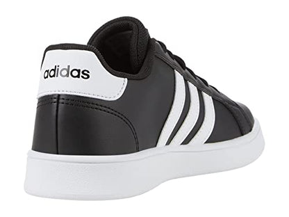 adidas Unisex-Child Grand Court 2.0 Elastic (Little Big Kid) Sneaker