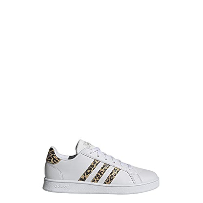 adidas Unisex-Child Grand Court 2.0 Elastic (Little Big Kid) Sneaker