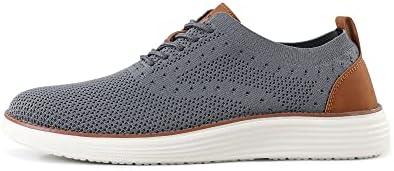 VILOCY Men&#39;s Mesh Dress Sneakers Oxfords Business Casual Walking Shoes Tennis Comfortable - KevRow5760