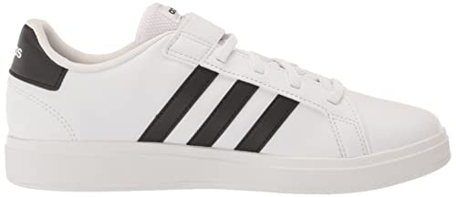 adidas Unisex-Child Grand Court 2.0 Elastic (Little Big Kid) Sneaker