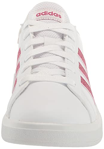 adidas Unisex-Child Grand Court 2.0 Elastic (Little Big Kid) Sneaker