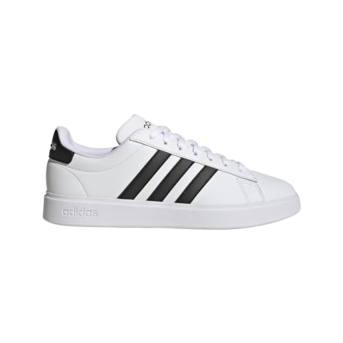 adidas Unisex-Child Grand Court 2.0 Elastic (Little Big Kid) Sneaker