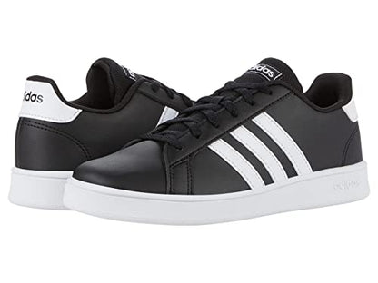 adidas Unisex-Child Grand Court 2.0 Elastic (Little Big Kid) Sneaker