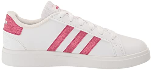 adidas Unisex-Child Grand Court 2.0 Elastic (Little Big Kid) Sneaker