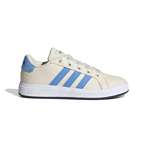 adidas Unisex-Child Grand Court 2.0 Elastic (Little Big Kid) Sneaker