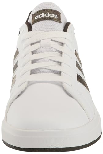 adidas Unisex-Child Grand Court 2.0 Elastic (Little Big Kid) Sneaker