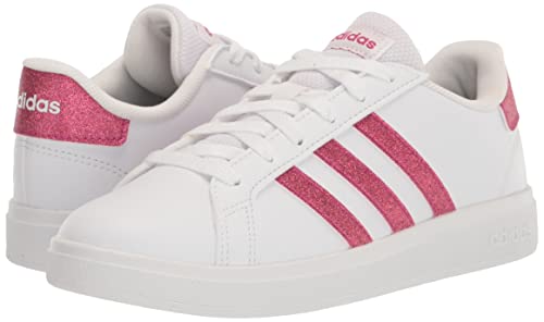 adidas Unisex-Child Grand Court 2.0 Elastic (Little Big Kid) Sneaker