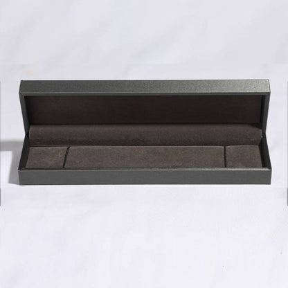 a black box with two compartments on a white background