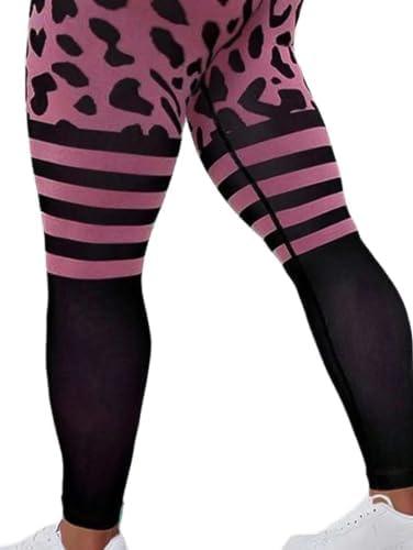 Flamingals Butt Lifting Leggings with Flap Pockets Workout Cargo Leggings for Women - KevRow5760