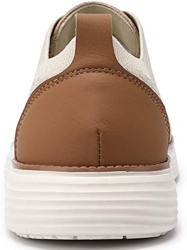 VILOCY Men&#39;s Mesh Dress Sneakers Oxfords Business Casual Walking Shoes Tennis Comfortable - KevRow5760