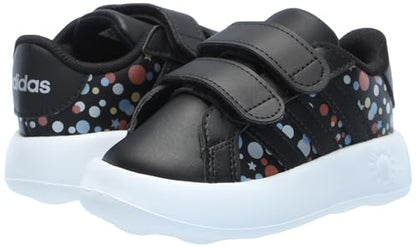 adidas Unisex-Child Grand Court 2.0 Elastic (Little Big Kid) Sneaker