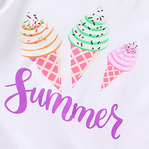 YOUNGER TREE Toddler Baby Girls Clothes Watermelon T-shirt + Linen Shorts with Belt Cute Summer Short Set