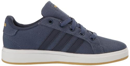 adidas Unisex-Child Grand Court 2.0 Elastic (Little Big Kid) Sneaker