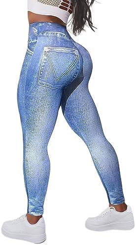 Flamingals Butt Lifting Leggings with Flap Pockets Workout Cargo Leggings for Women - KevRow5760