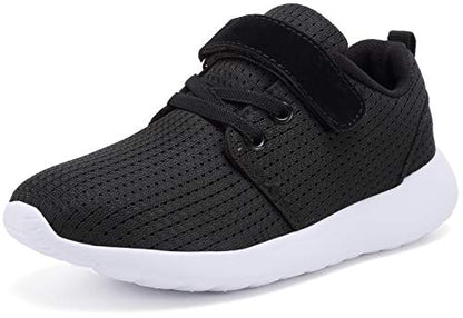 TOEDNNQI Boys Girls Sneakers Kids Lightweight Breathable Strap Athletic Running Shoes for Toddler/Little Kid/Big Kid