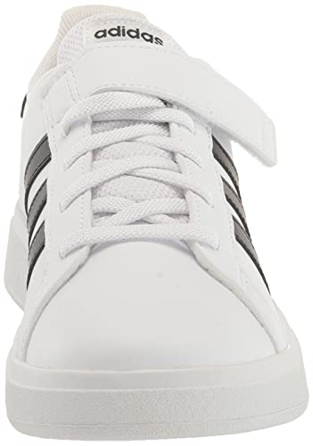 adidas Unisex-Child Grand Court 2.0 Elastic (Little Big Kid) Sneaker