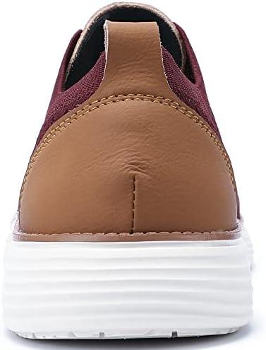 VILOCY Men&#39;s Mesh Dress Sneakers Oxfords Business Casual Walking Shoes Tennis Comfortable - KevRow5760