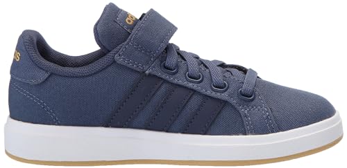 adidas Unisex-Child Grand Court 2.0 Elastic (Little Big Kid) Sneaker