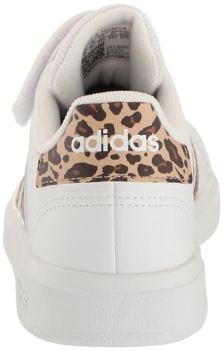 adidas Unisex-Child Grand Court 2.0 Elastic (Little Big Kid) Sneaker