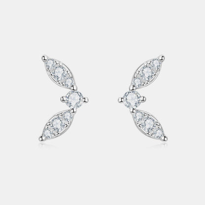 Moissanite 925 Sterling Silver Stud Earrings - KevRow5760