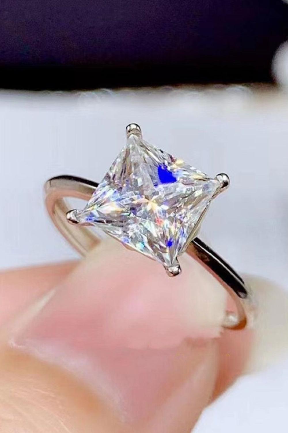 5 Carat Moissanite Solitaire Ring - KevRow5760