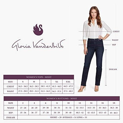 Gloria Vanderbilt Women&#39;s Amanda Classic High Rise Tapered Jean - KevRow5760