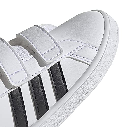 adidas Unisex-Child Grand Court 2.0 Elastic (Little Big Kid) Sneaker