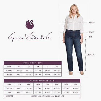 Gloria Vanderbilt Women&#39;s Amanda Classic High Rise Tapered Jean - KevRow5760