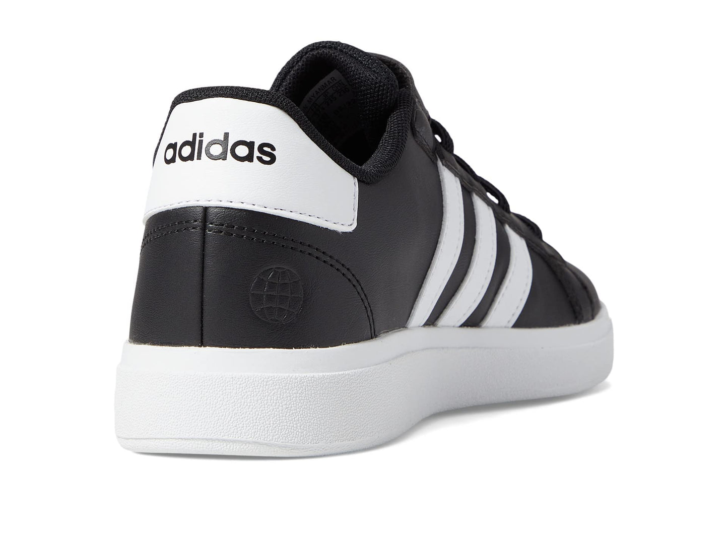 adidas Unisex-Child Grand Court 2.0 Elastic (Little Big Kid) Sneaker