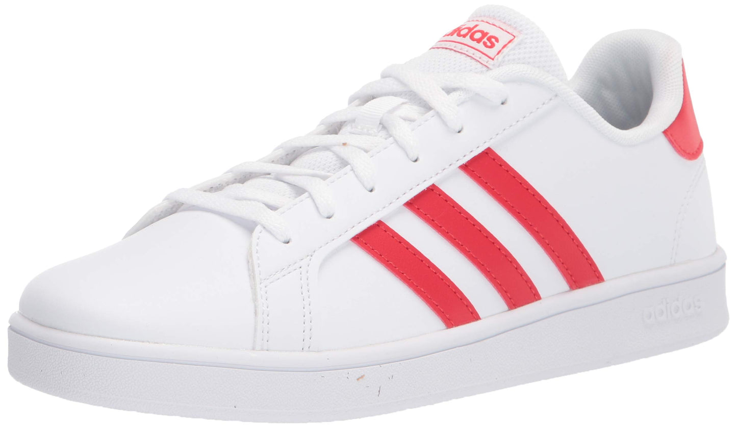 adidas Unisex-Child Grand Court 2.0 Elastic (Little Big Kid) Sneaker