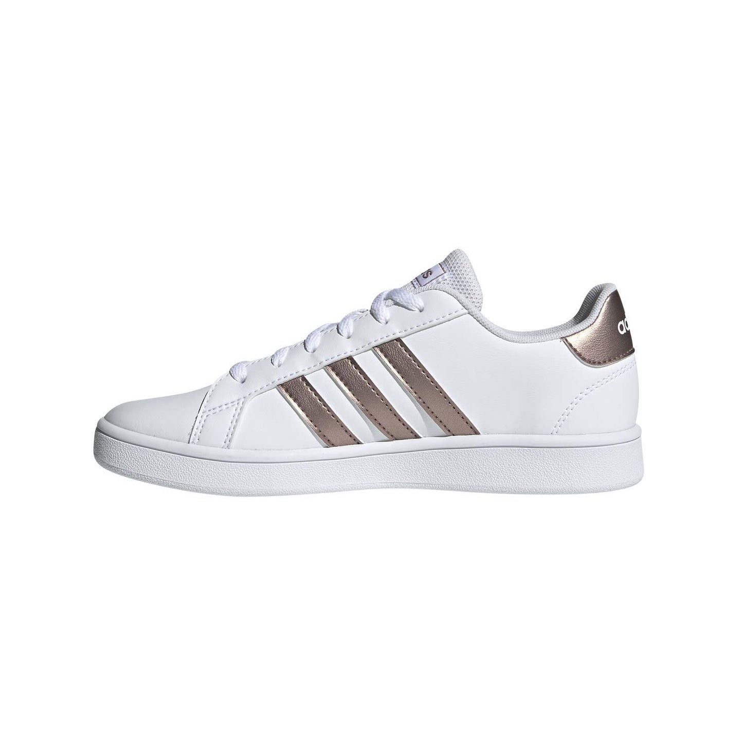 adidas Unisex-Child Grand Court 2.0 Elastic (Little Big Kid) Sneaker