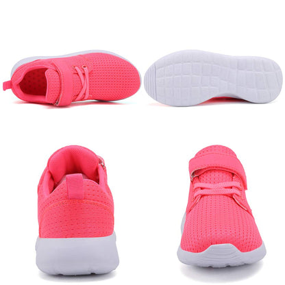 TOEDNNQI Boys Girls Sneakers Kids Lightweight Breathable Strap Athletic Running Shoes for Toddler/Little Kid/Big Kid