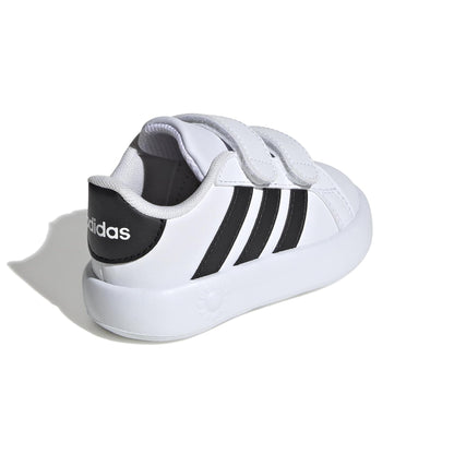 adidas Unisex-Child Grand Court 2.0 Elastic (Little Big Kid) Sneaker