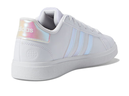 adidas Unisex-Child Grand Court 2.0 Elastic (Little Big Kid) Sneaker