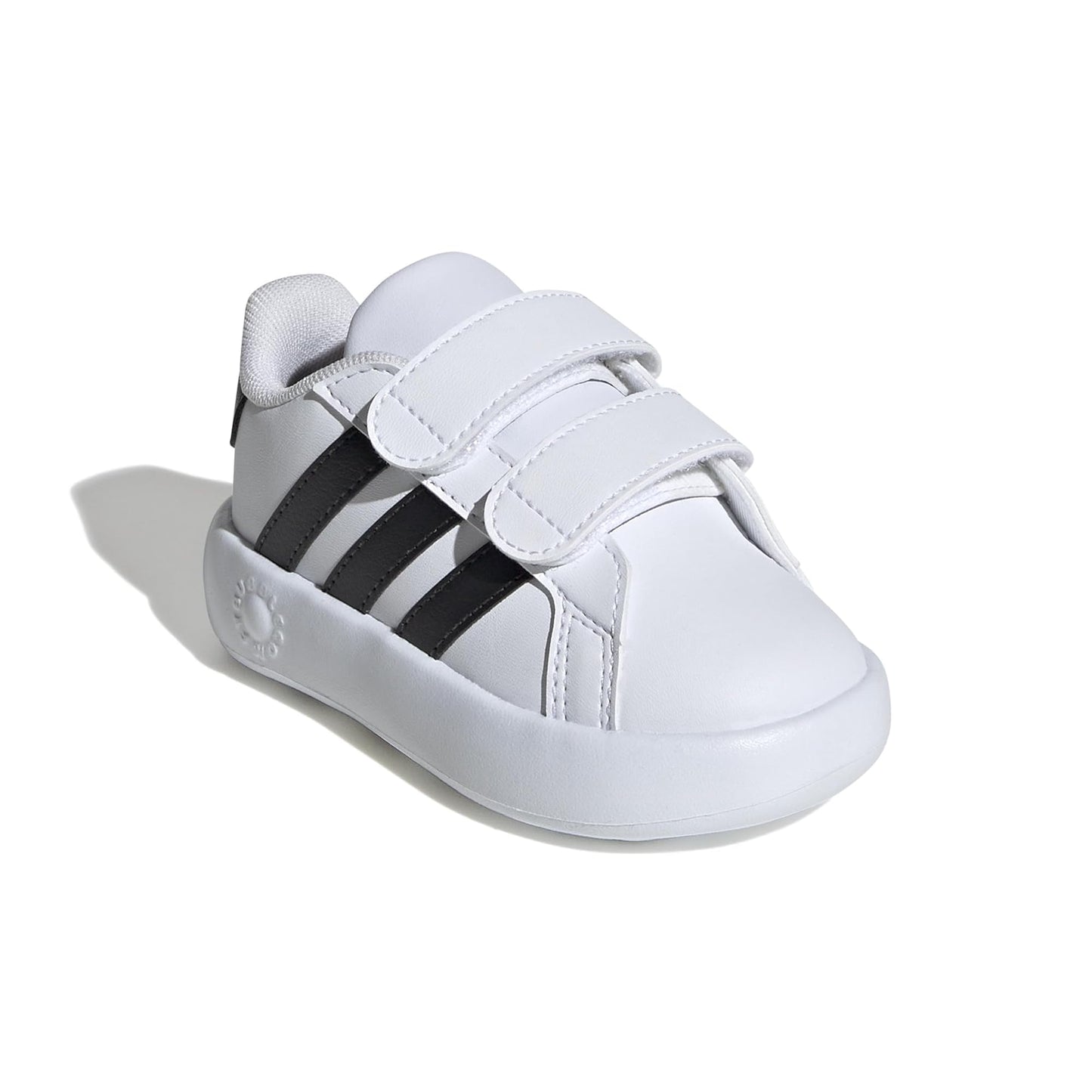 adidas Unisex-Child Grand Court 2.0 Elastic (Little Big Kid) Sneaker