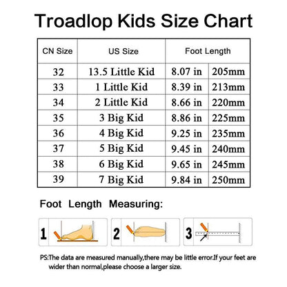 Troadlop Kids Sneaker Lightweight Breathable Running Tennis Boys Girls Shoes