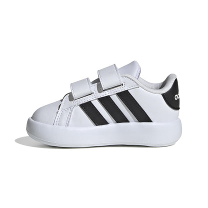 adidas Unisex-Child Grand Court 2.0 Elastic (Little Big Kid) Sneaker