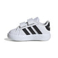 adidas Unisex-Child Grand Court 2.0 Elastic (Little Big Kid) Sneaker