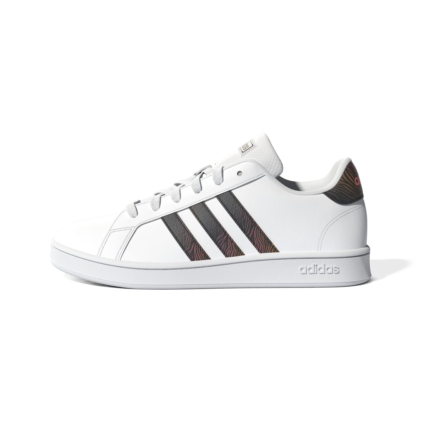 adidas Unisex-Child Grand Court 2.0 Elastic (Little Big Kid) Sneaker