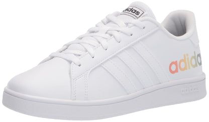 adidas Unisex-Child Grand Court 2.0 Elastic (Little Big Kid) Sneaker