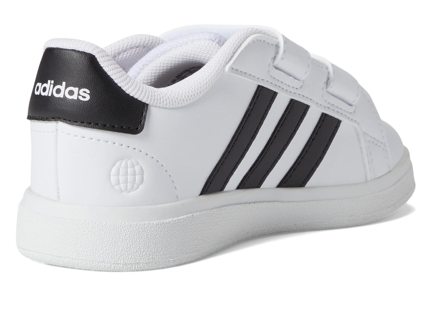 adidas Unisex-Child Grand Court 2.0 Elastic (Little Big Kid) Sneaker