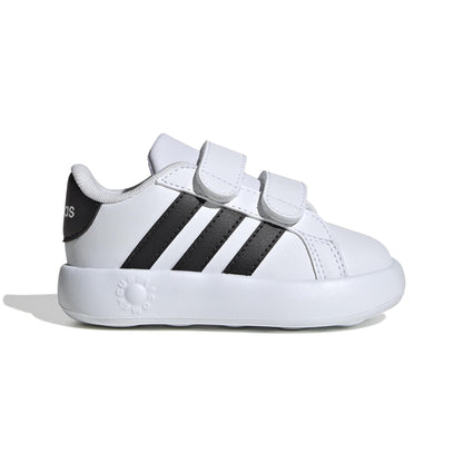 adidas Unisex-Child Grand Court 2.0 Elastic (Little Big Kid) Sneaker