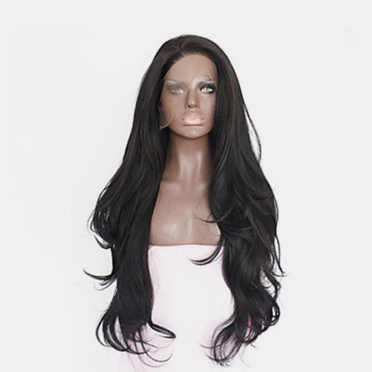 13*3" Lace Front Wig, Synthetic Long Wavy Hair, 24" Length, 130% Density