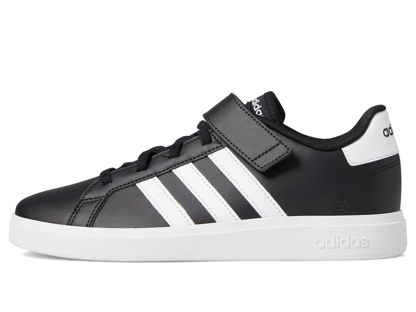 adidas Unisex-Child Grand Court 2.0 Elastic (Little Big Kid) Sneaker