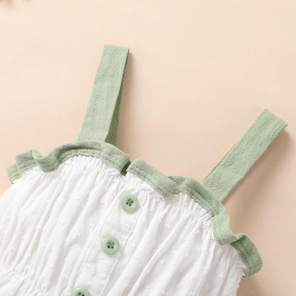 YOUNGER TREE Toddler Baby Girl Clothes Sleeveless Ruffle Bowknot Dress Top Shorts Set Summer Outfits for Little Kids Girls