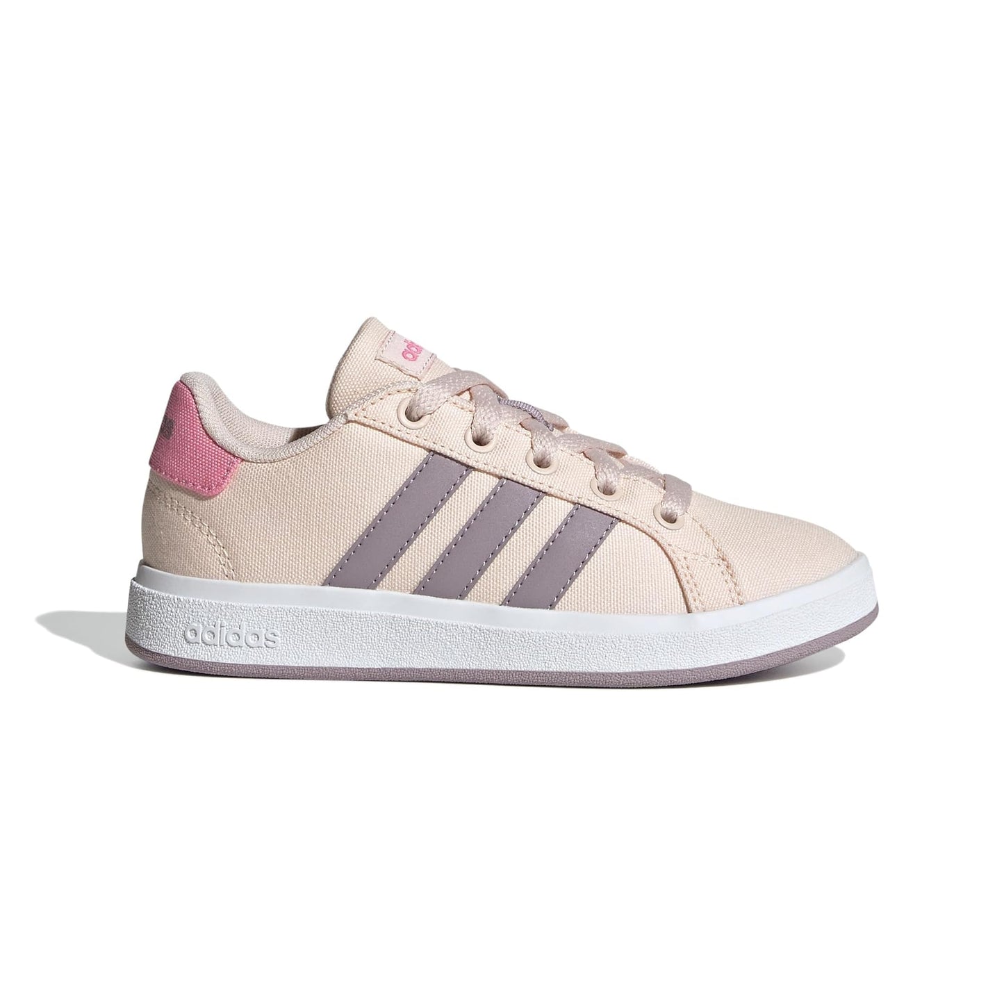 adidas Unisex-Child Grand Court 2.0 Elastic (Little Big Kid) Sneaker