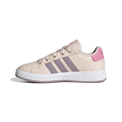 adidas Unisex-Child Grand Court 2.0 Elastic (Little Big Kid) Sneaker