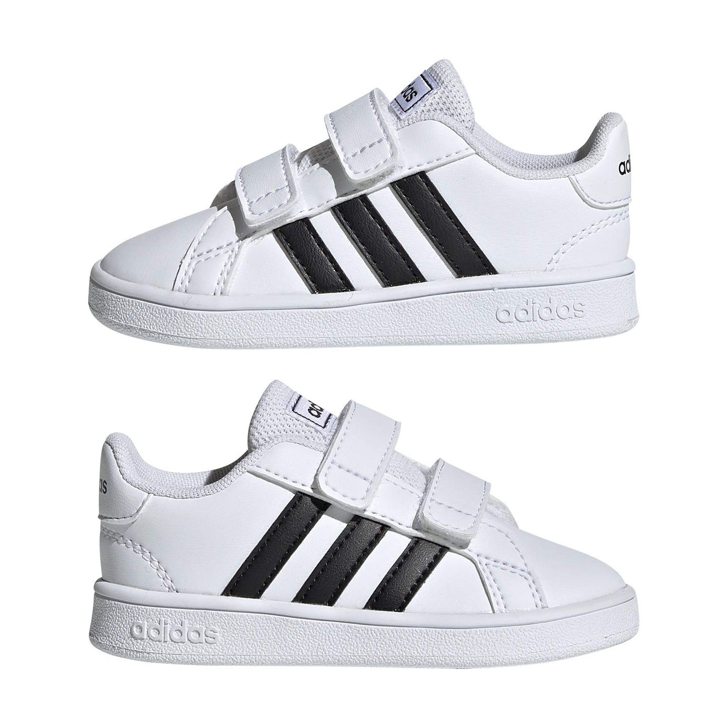 adidas Unisex-Child Grand Court 2.0 Elastic (Little Big Kid) Sneaker