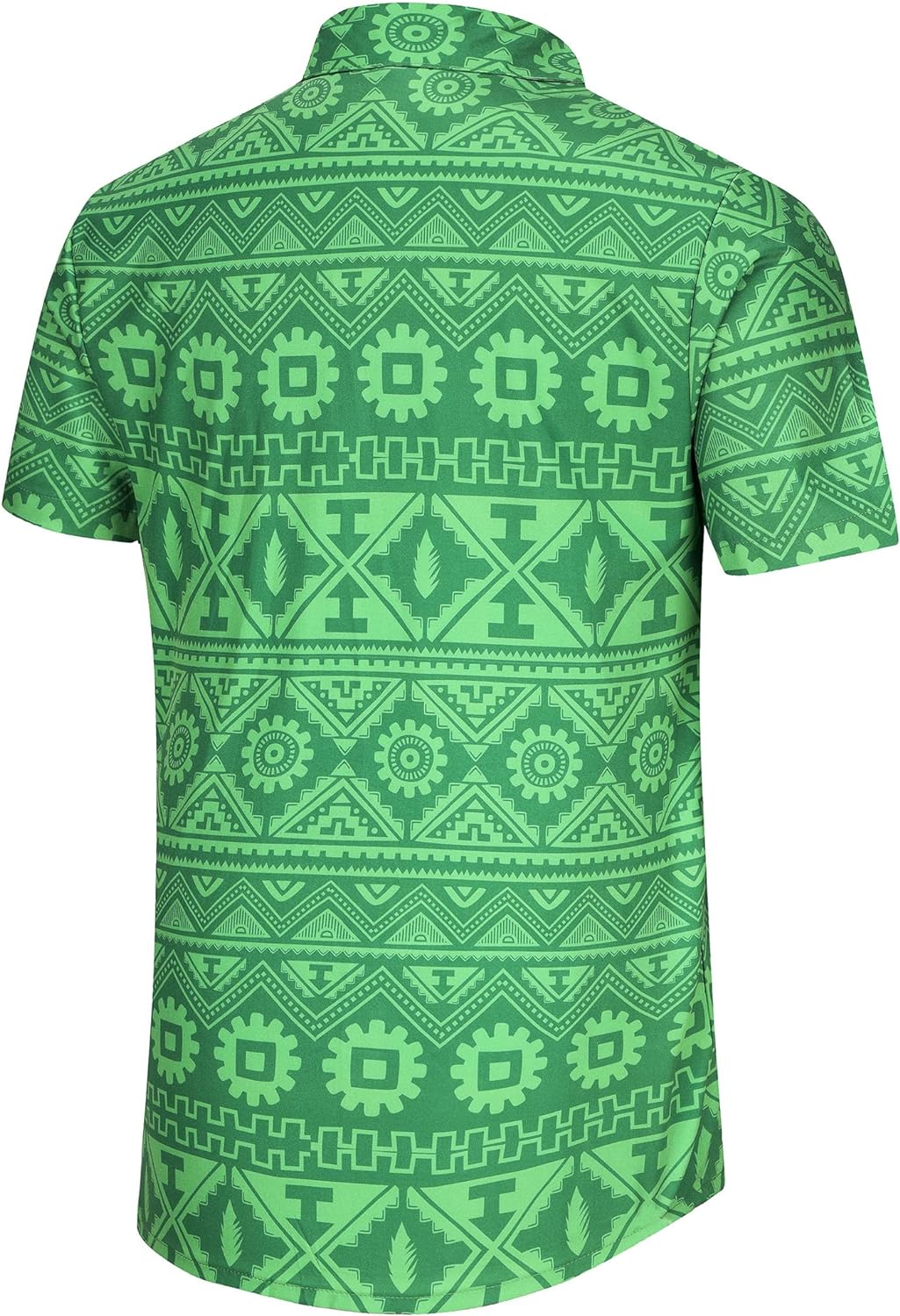 KYKU Aztec Tribal Ethnic Men's Resort Hawaiian 3D Printed Shirt - Vibrant Summer Style for Outdoor Vacation